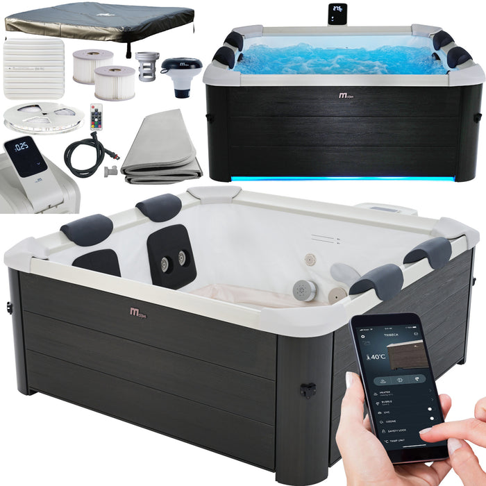 MSpa Oslo Hot Tub 4-6 Person Portable Hot Tub 13A Plug & Play