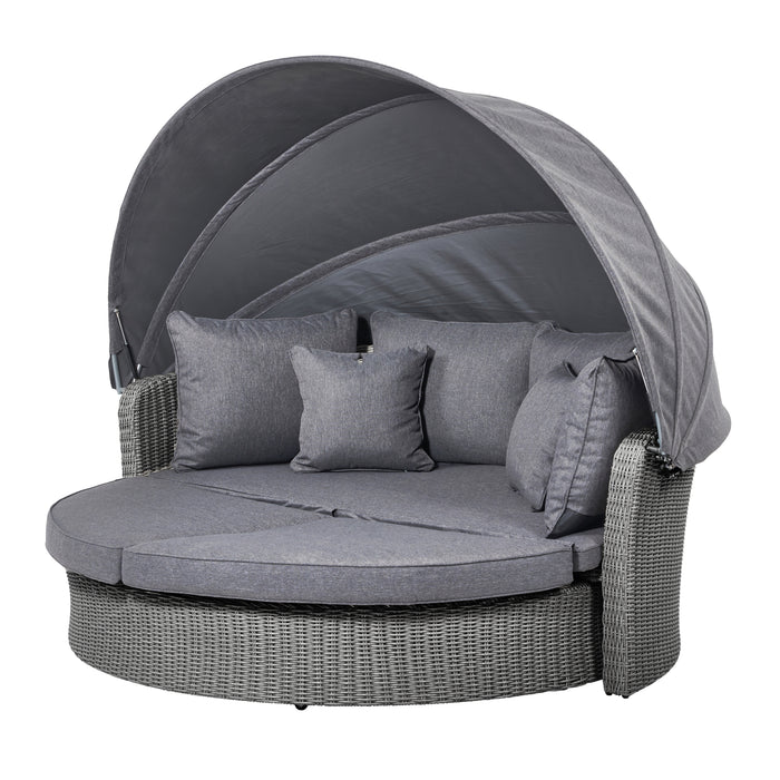 Pacific Lifestyle Slate Grey Bermuda Day Bed