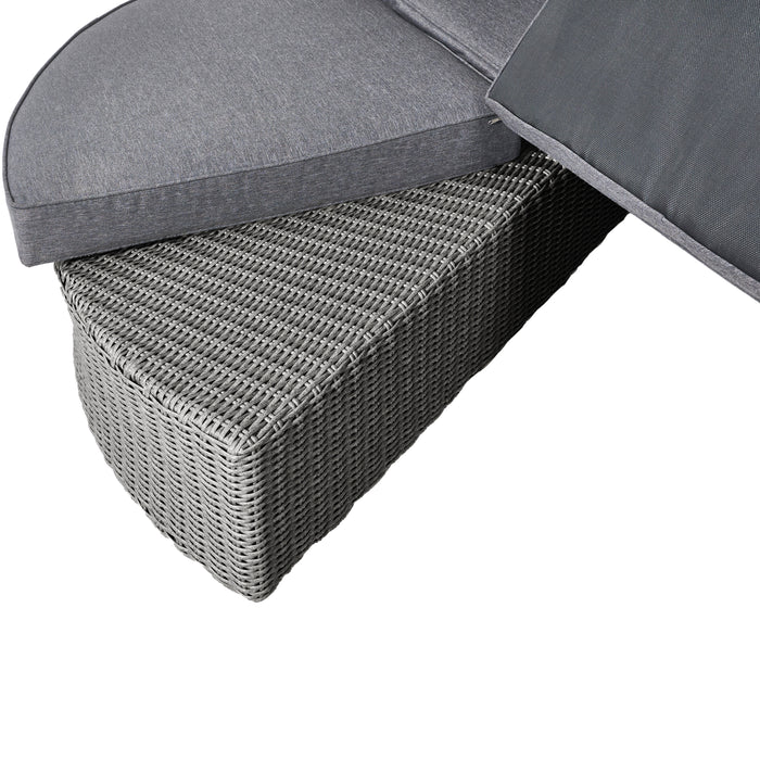 Pacific Lifestyle Slate Grey Bermuda Day Bed