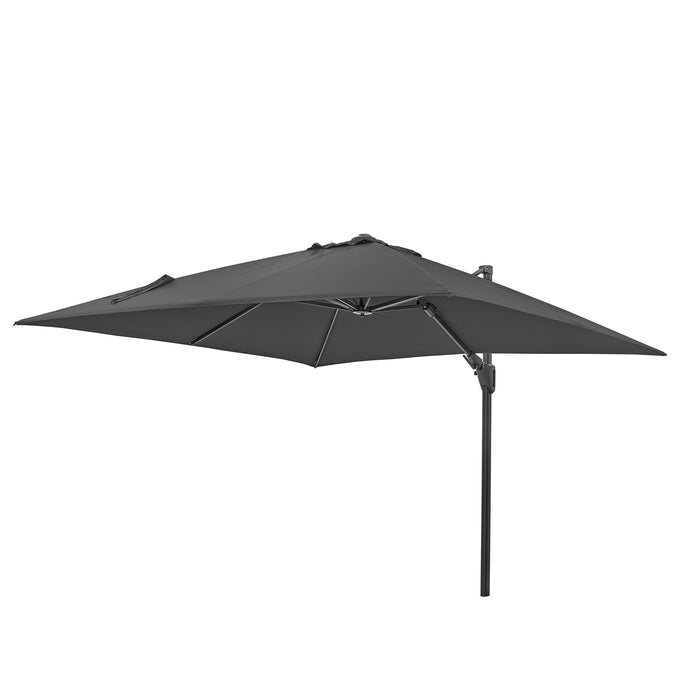 Platinum Parasols Challenger T2 3m Square Anthracite Parasol