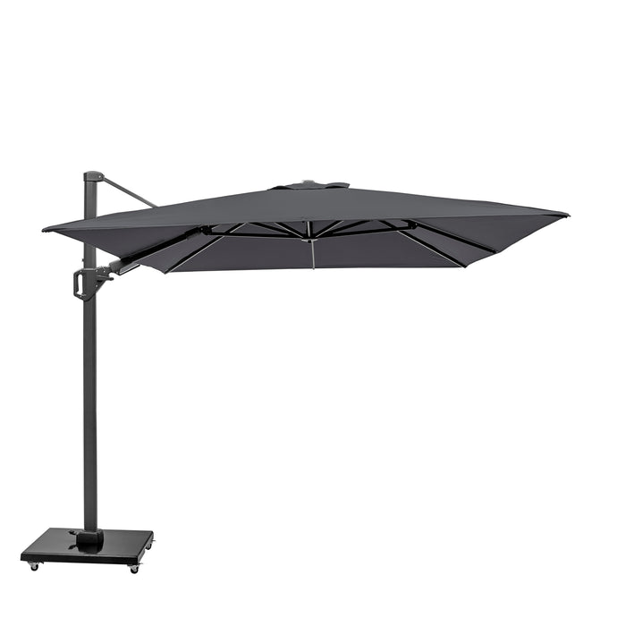 Platinum Parasols Challenger T2 3.5 x 2.6m Oblong Anthracite Parasol