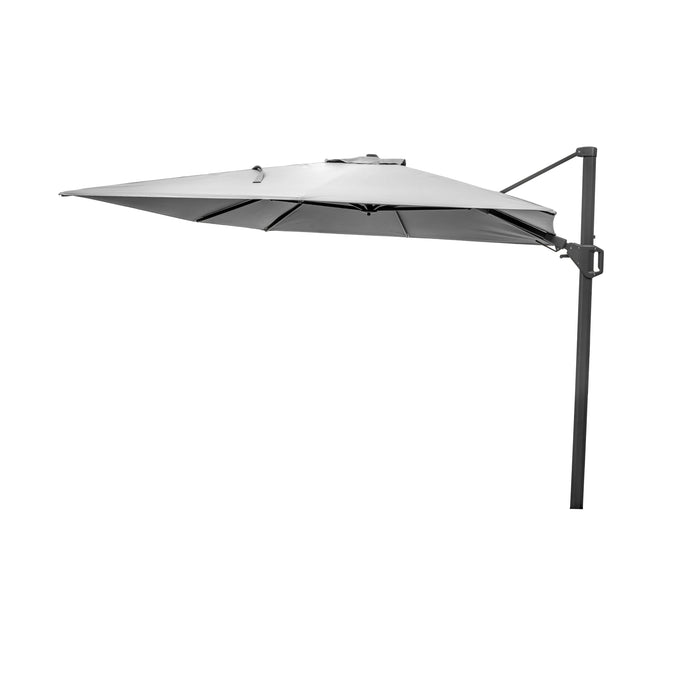 Platinum Parasols Challenger T2 3.5 x 2.6m Oblong Luna Grey Parasol