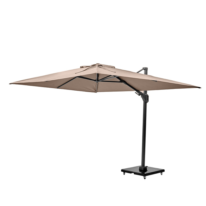 Platinum Parasols Challenger T2 3.5 x 2.6m Oblong Taupe Parasol