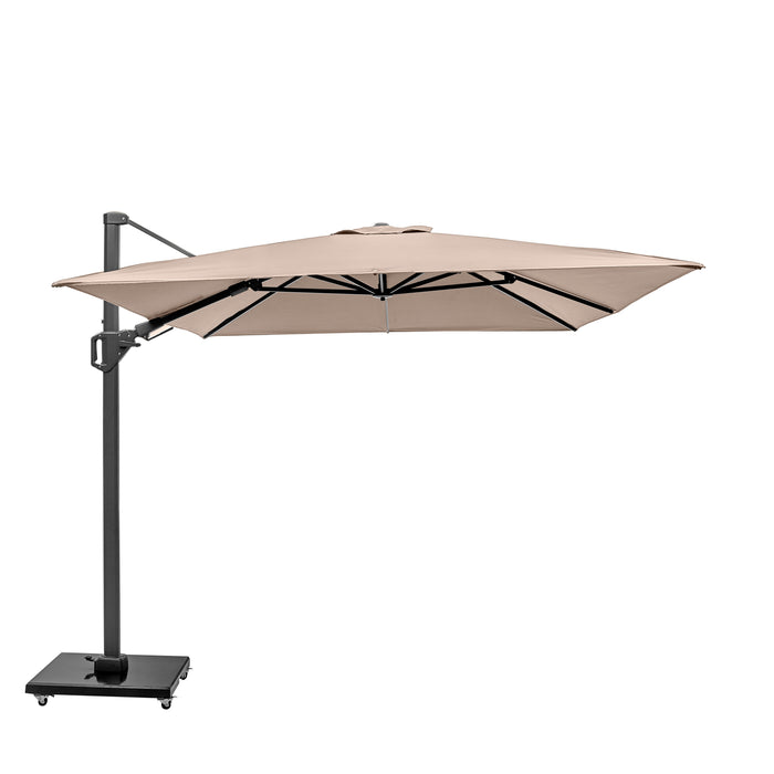 Platinum Parasols Challenger T2 3.5 x 2.6m Oblong Taupe Parasol