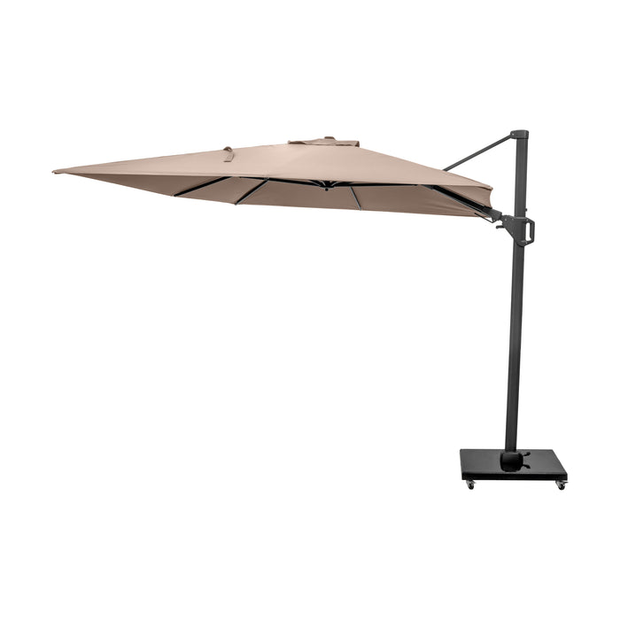 Platinum Parasols Challenger T2 3.5 x 2.6m Oblong Taupe Parasol