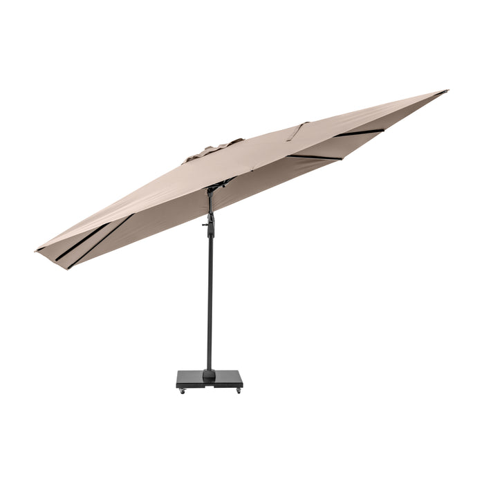 Platinum Parasols Challenger T2 3.5 x 2.6m Oblong Taupe Parasol