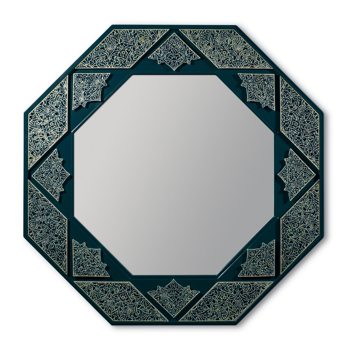 Lladro Arabesque Eight Sided Wall Mirror