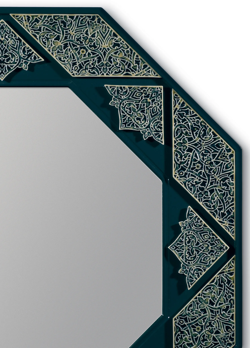 Lladro Arabesque Eight Sided Wall Mirror