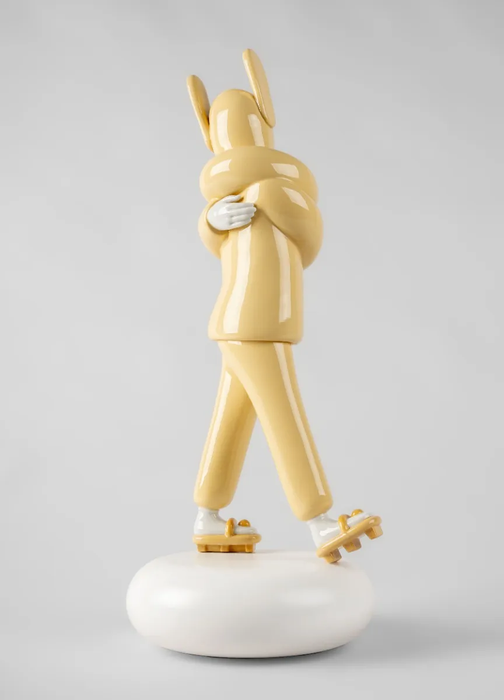 Lladro Embraced (Yellow) Sculpture