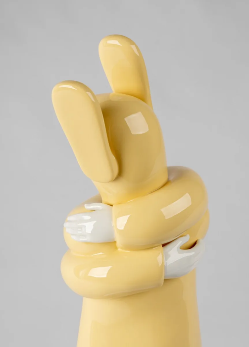 Lladro Embraced (Yellow) Sculpture