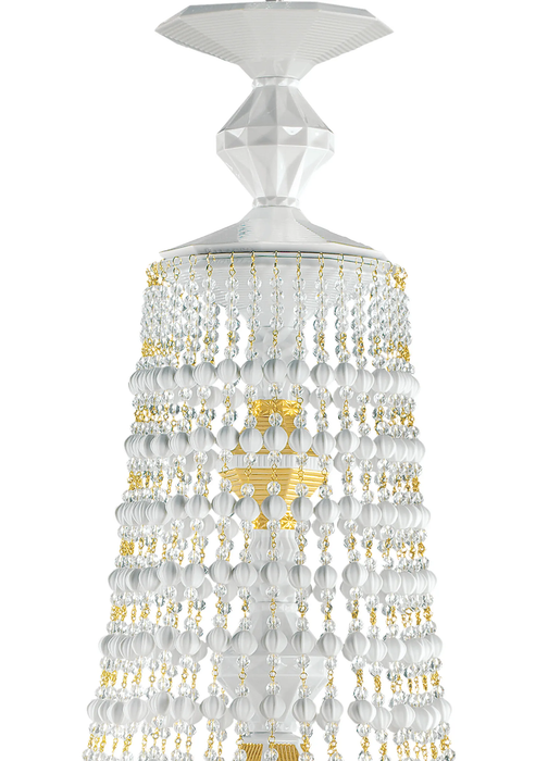 Lladro Winter Palace 12 Lights Chandelier. Golden Luster (CE/UK)