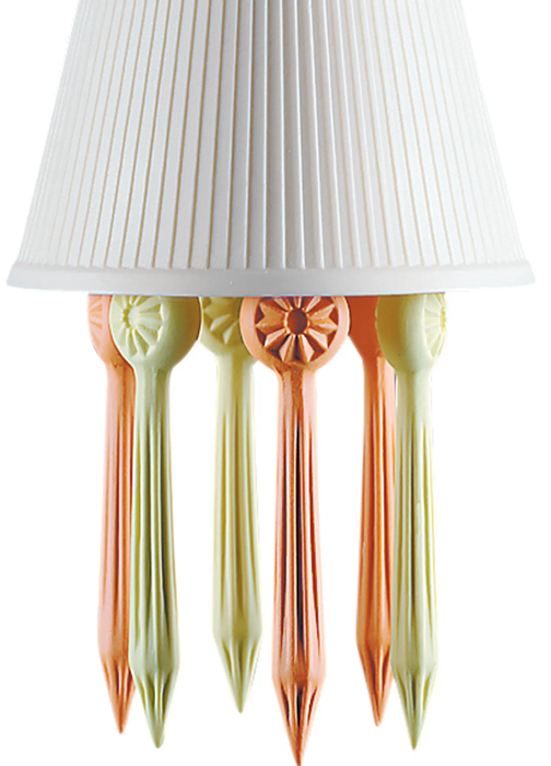 Lladro Belle de Nuit Ceiling Lamp with Lithophane and Tears. Multicolor (CE/UK)