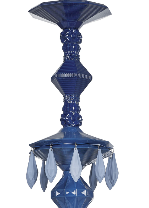 Lladro Belle de Nuit 24 Lights Chandelier. Blue (CE/UK)