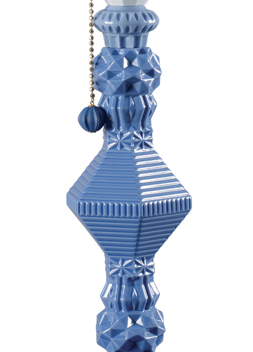 Lladro Belle de Nuit Table Lamp. Blue (UK)