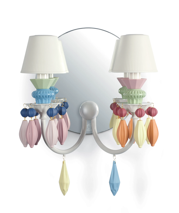 Lladro Belle de Nuit 2 Lights Wall Sconce. Multicolor (CE/UK)