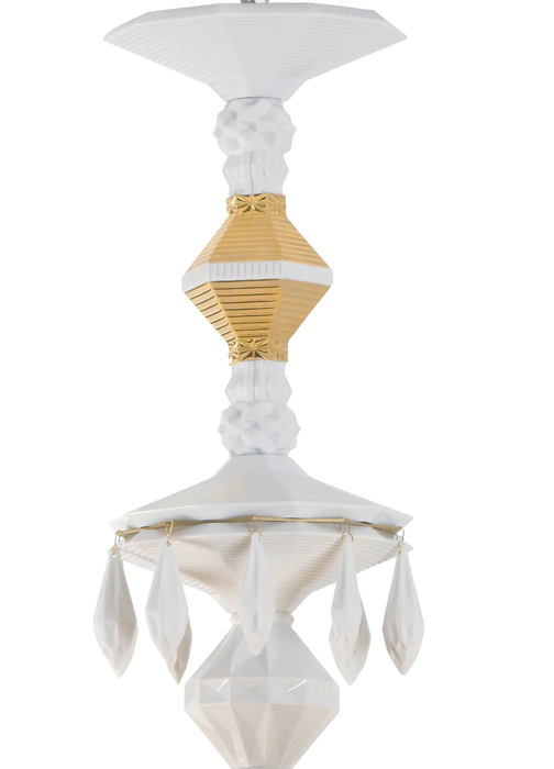 Lladro Belle de Nuit 40 Lights Chandelier. Golden Luster (CE/UK)