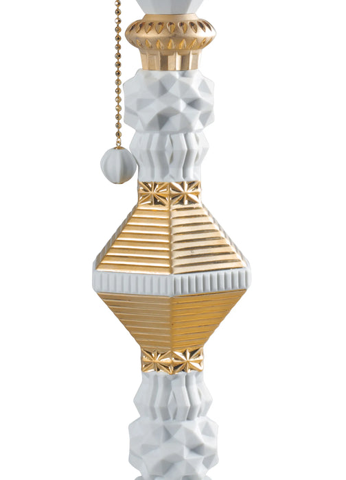 Lladro Belle de Nuit Table Lamp. Golden Luster (UK)