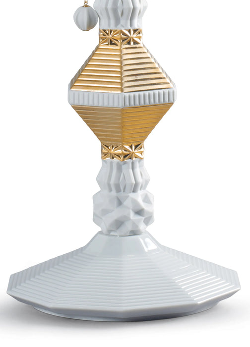 Lladro Belle de Nuit Table Lamp. Golden Luster (UK)