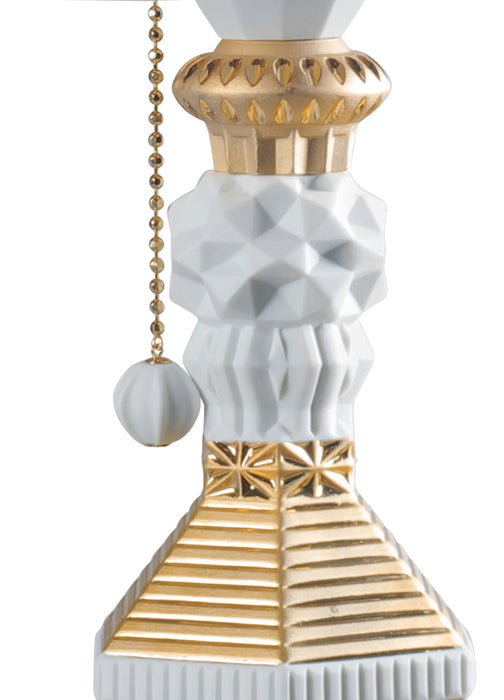 Lladro Belle de Nuit Table Lamp. Golden Luster (UK)