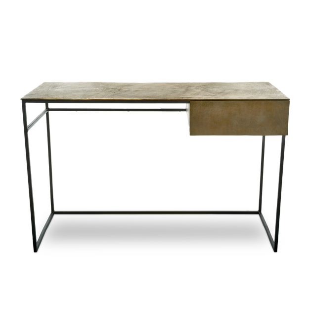 Polspotten Antique Brass Desk