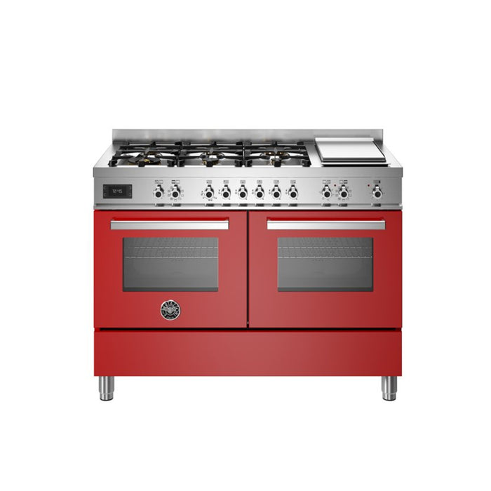 Bertazzoni Professional Series 120 cm 6-burner + griddle, Electric Double Oven