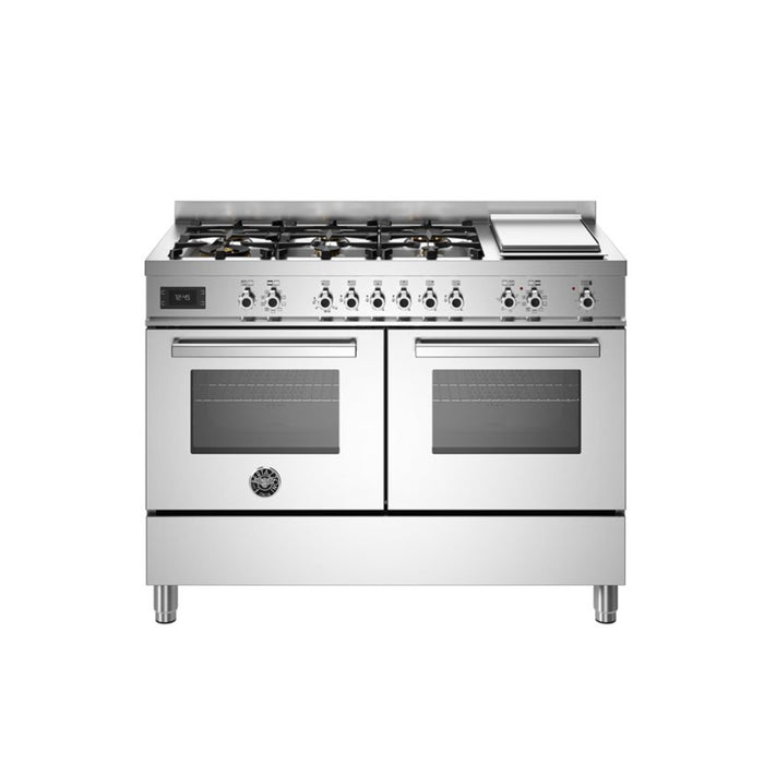 Bertazzoni Professional Series 120 cm 6-burner + griddle, Electric Double Oven