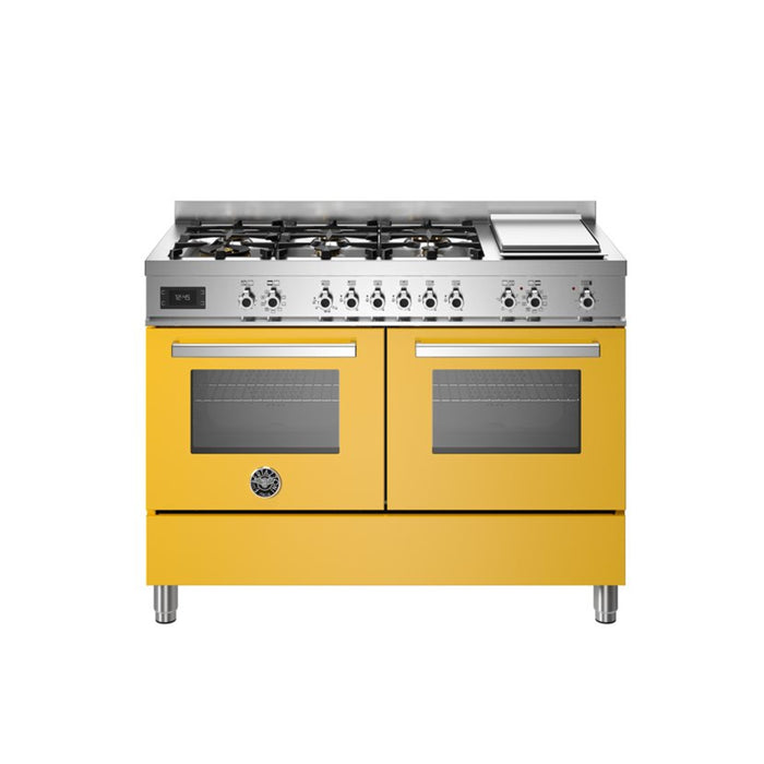 Bertazzoni Professional Series 120 cm 6-burner + griddle, Electric Double Oven