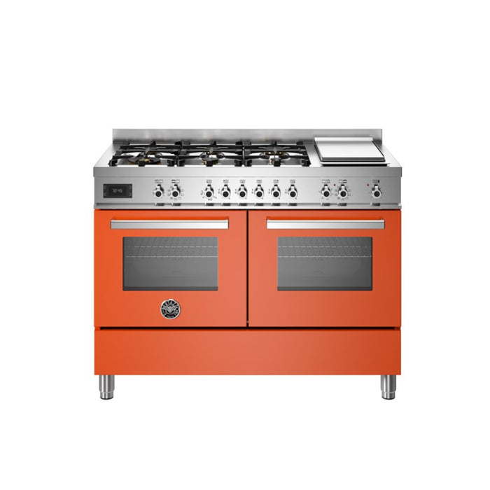 Bertazzoni Professional Series 120 cm 6-burner + griddle, Electric Double Oven