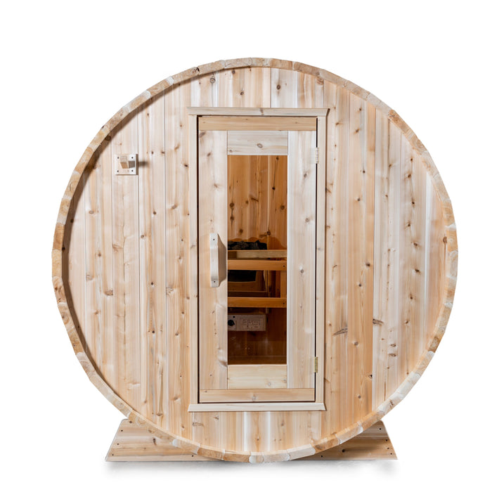 Dundalk Leisurecraft Barrel Sauna White Cedar