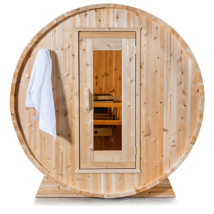 Dundalk Leisurecraft Barrel Sauna White Cedar