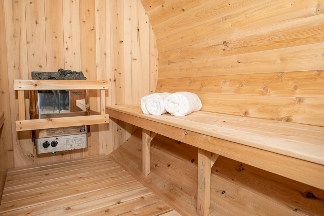 Dundalk Leisurecraft Barrel Sauna White Cedar