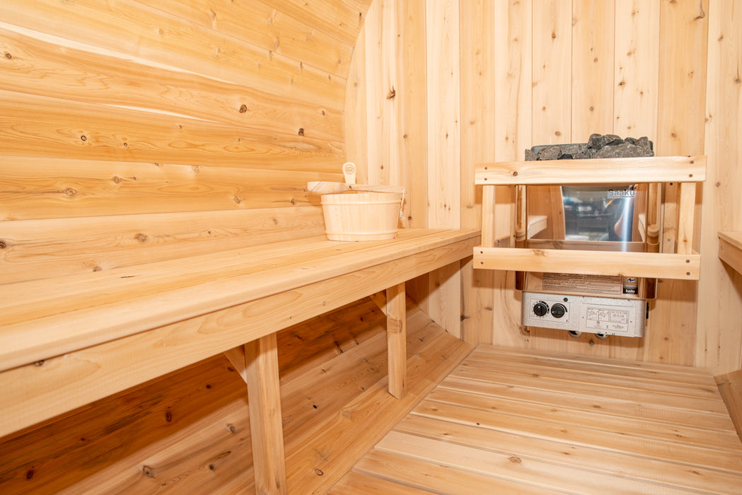 Dundalk Leisurecraft Barrel Sauna White Cedar