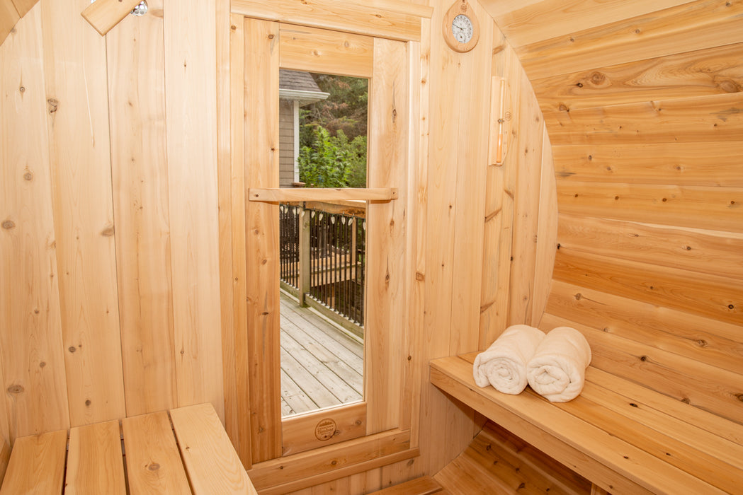 Dundalk Leisurecraft Barrel Sauna White Cedar