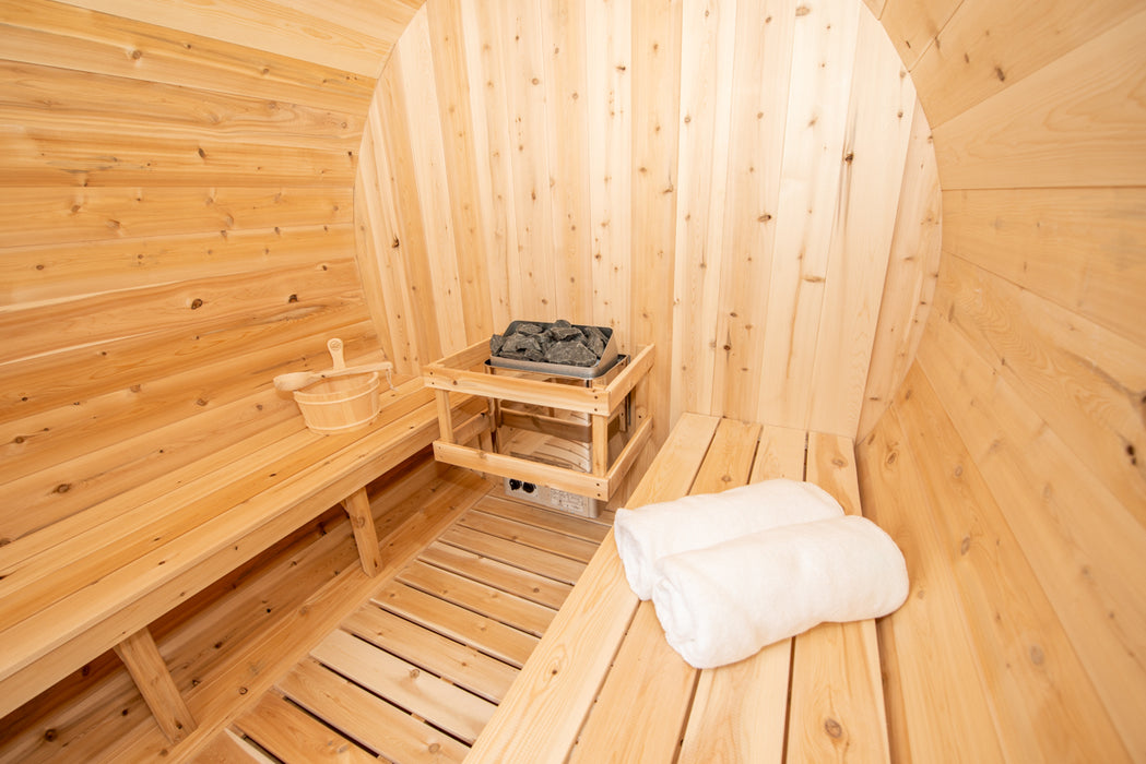 Dundalk Leisurecraft Barrel Sauna White Cedar