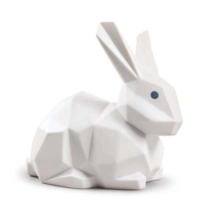 Lladro Rabbit Figurine. Matte White