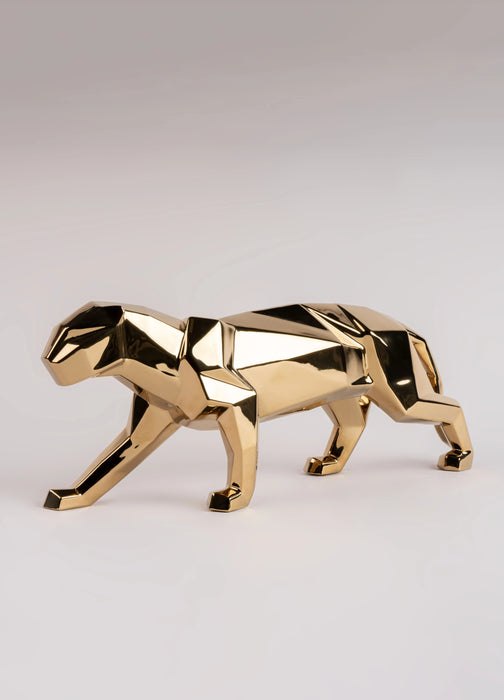 Lladro Panther (golden)