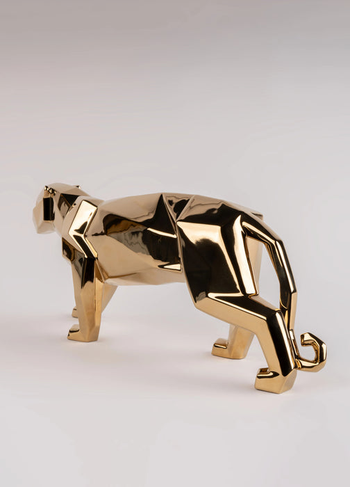 Lladro Panther (golden)