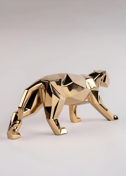 Lladro Panther (golden)