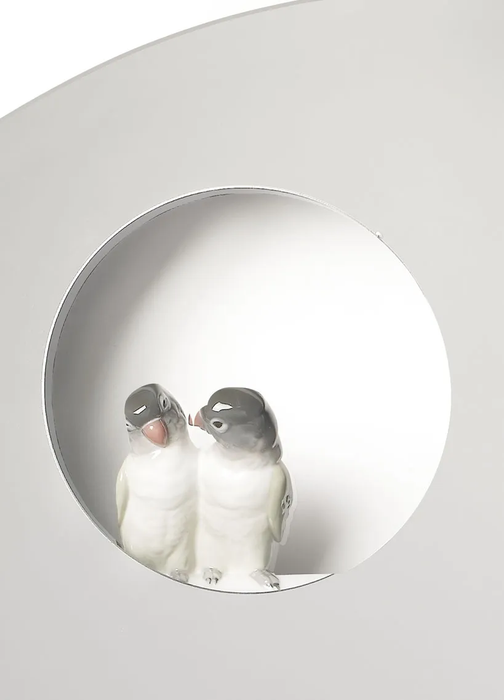 Lladro Parrot Shine I Wall Mirror