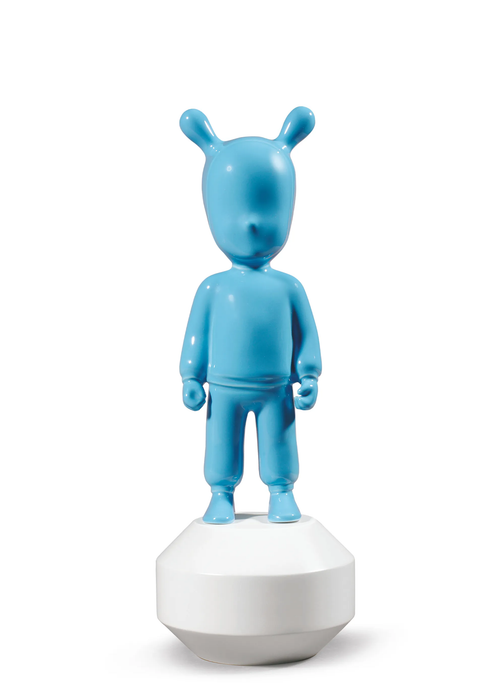 Lladro The Blue Guest Figurine. Small Model.