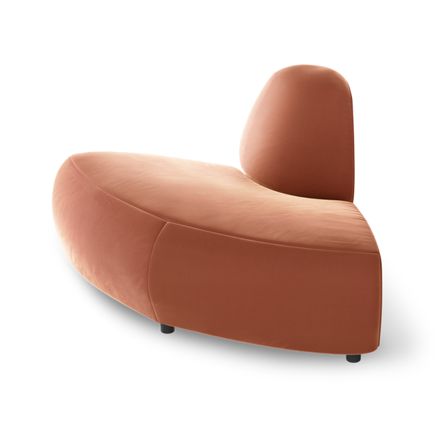 Polspotten A-Round-U Sofa End Corner Velvet