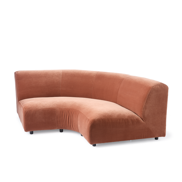 Polspotten A-Round-U Sofa Quarter Circle Velvet