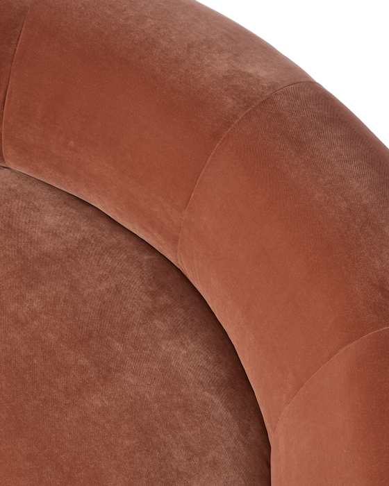 Polspotten A-Round-U Sofa Quarter Circle Velvet