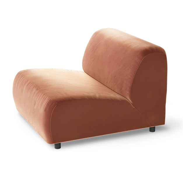 Polspotten A-round-U Sofa Middle Seat Velvet